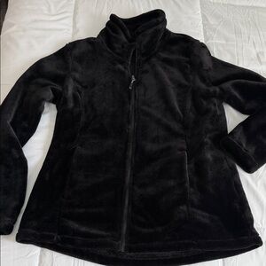 Women's Black HeatKeep Teddy Zip-Up Jacket